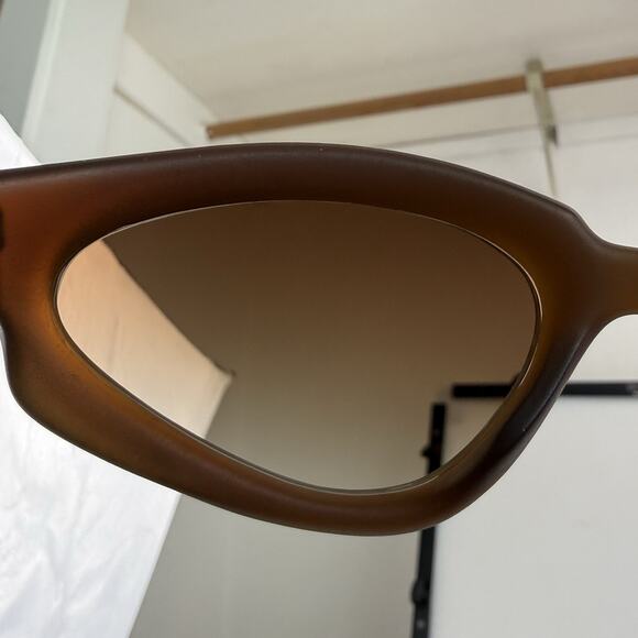 Visages x Clara Berry Sunglasses mod. Sasha Removable Hair Pin Brown Oval main image 9